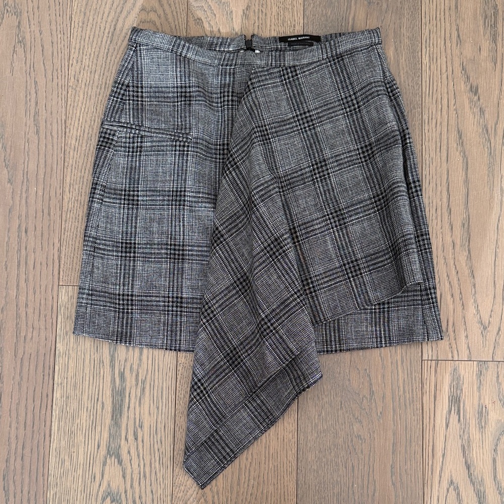 Isabel Marant Plaid Mini Skirt